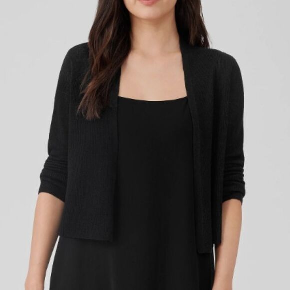 ELLE LONG SLEEVE OPEN-FRONT CARDIGAN - Picture 12 of 16